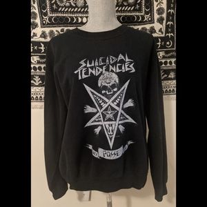 OBEY Suicidal Tendencies Pentagram Graphic Sweatshirt